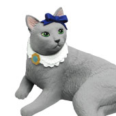 Luna很温顺,比较怕生。