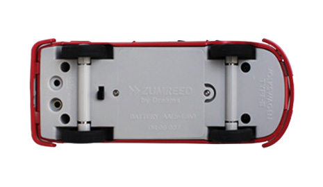 クラクションライトのON/OFFスイッチは本体の裏です。